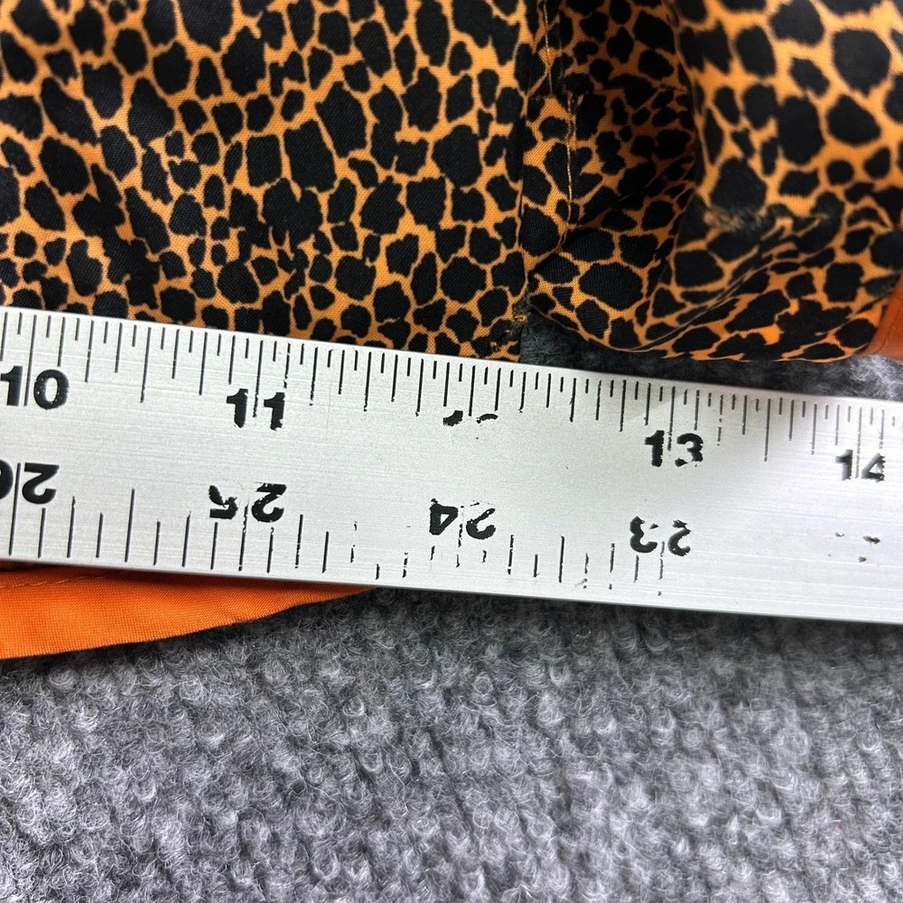 Nike Shorts Womens Size S Orange Cheetah Animal Print Running Athletic Gym